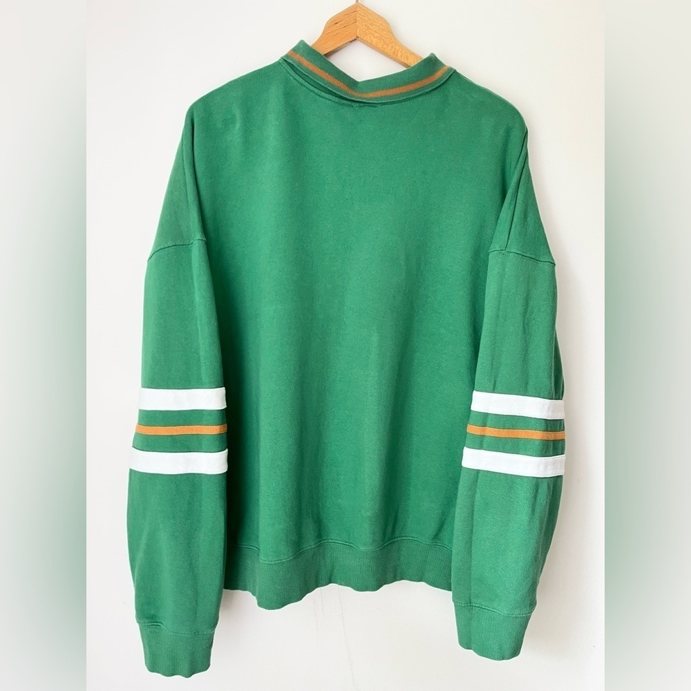 Reebok Top Women’s 3X Jersey x Forever 21 Rugby Pullover French Terry Collared - Picture 5 of 9